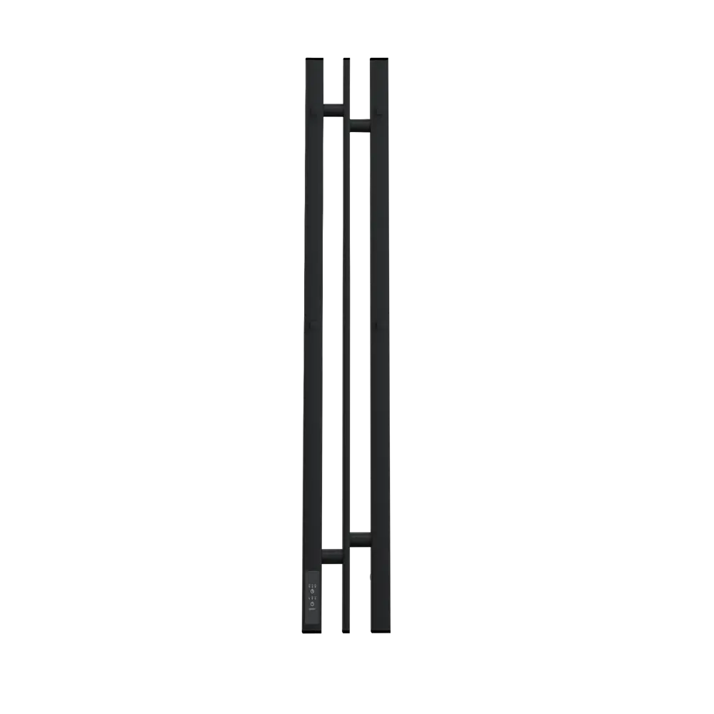 Фото 3 Полотенцесушитель электрический Point Moonstone PNMS718B П2 100x800 мм 90 Вт с терморегулятором I-образный цвет черный матовый Фото 3 Полотенцесушитель электрический Point Moonstone PNMS718B П2 100x800 мм 90 Вт с терморегулятором I-образный цвет черный матовый