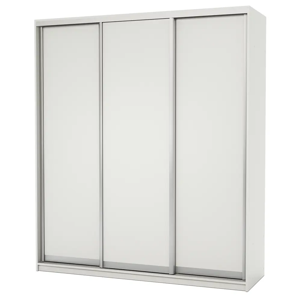 Фото 4 Шкаф-купе Гамма 240x180x60 см 6 полок ЛДСП цвет белый