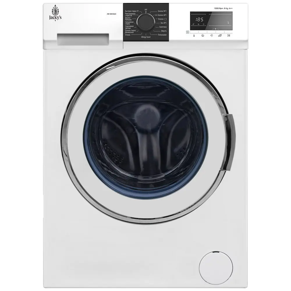 Фото Стиральная машина Jacky`S Jw 6W 10 L0 59.70x84.50x41.60 см 6 кг цвет белый Фото Стиральная машина Jacky`S Jw 6W 10 L0 59.70x84.50x41.60 см 6 кг цвет белый