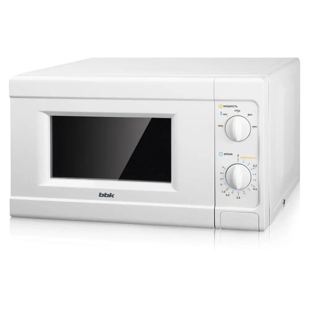 Фото Отдельностоящая микроволновая печь Bbk 20MWS-705M/W (W) 20 л 44x25.9x33.5 см цвет белый Фото Отдельностоящая микроволновая печь Bbk 20MWS-705M/W (W) 20 л 44x25.9x33.5 см цвет белый