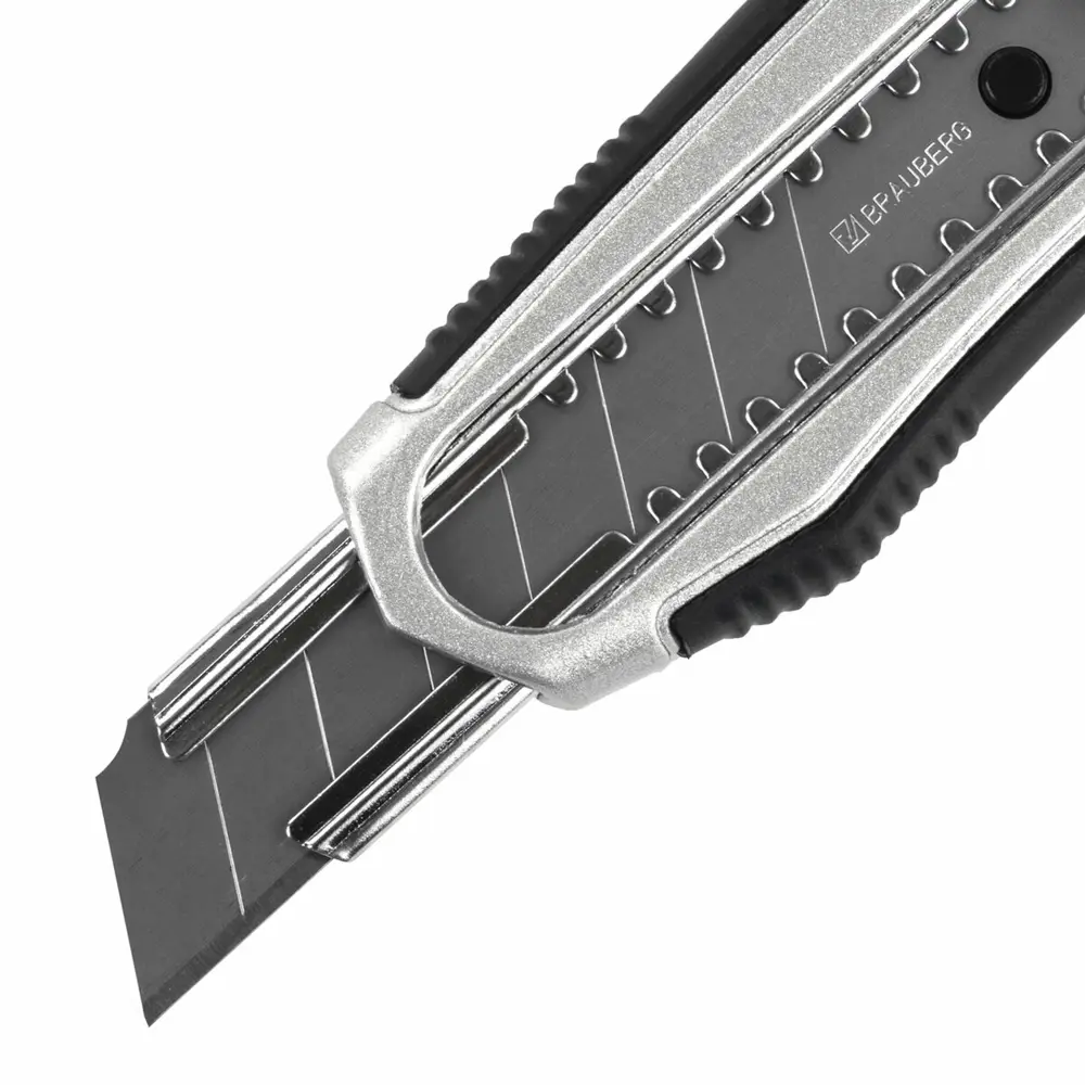 Фото 6 Нож канцелярский мощный BRAUBERG Heavy duty 237158 18 мм Фото 6 Нож канцелярский мощный BRAUBERG Heavy duty 237158 18 мм