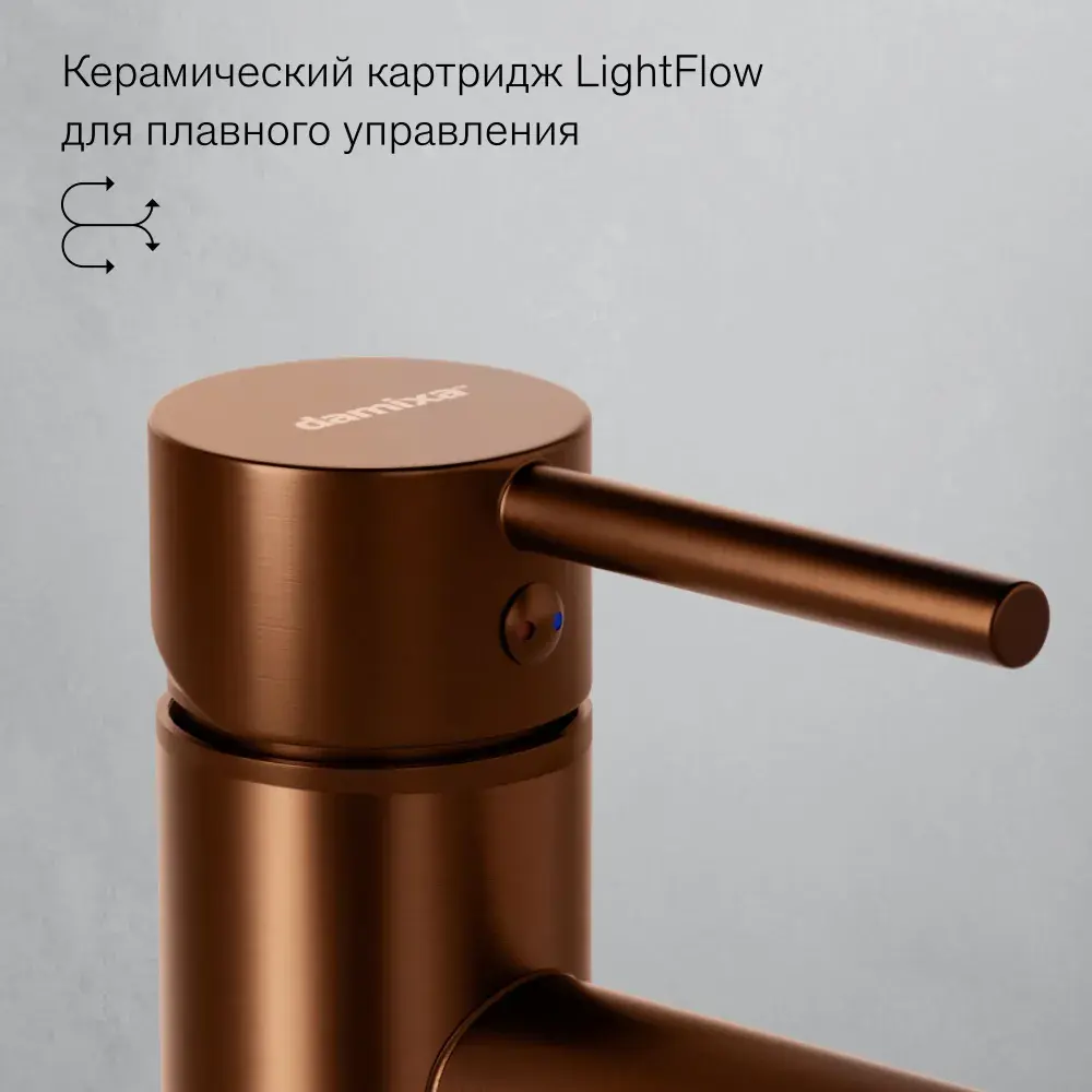 Фото 7 Смеситель для раковины Damixa Scandinavian Pure 360250500 цвет розовое золото Фото 7 Смеситель для раковины Damixa Scandinavian Pure 360250500 цвет розовое золото