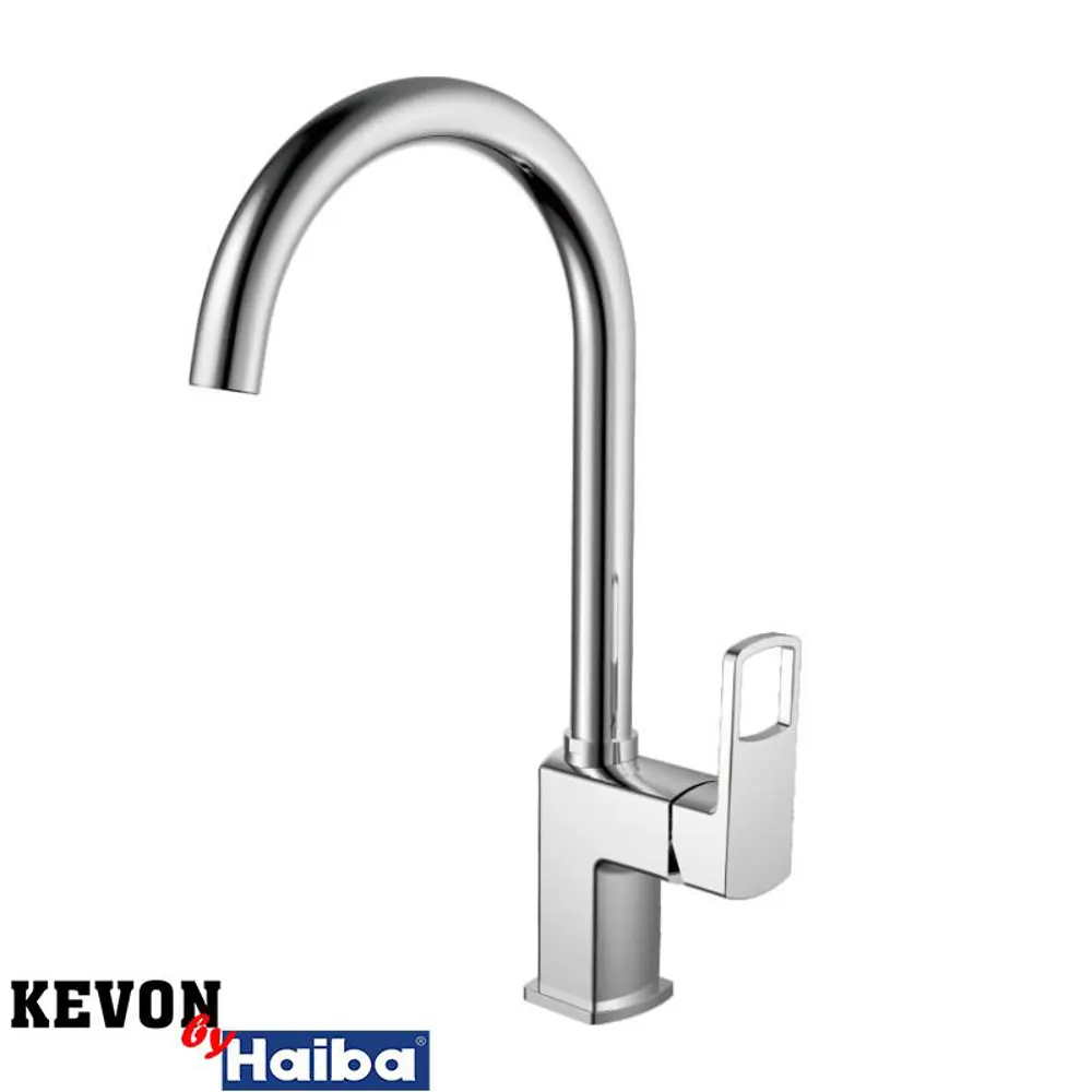 Фото Смеситель для кухни Kevon KV67755 поворотный излив 26.4 см цвет хром
