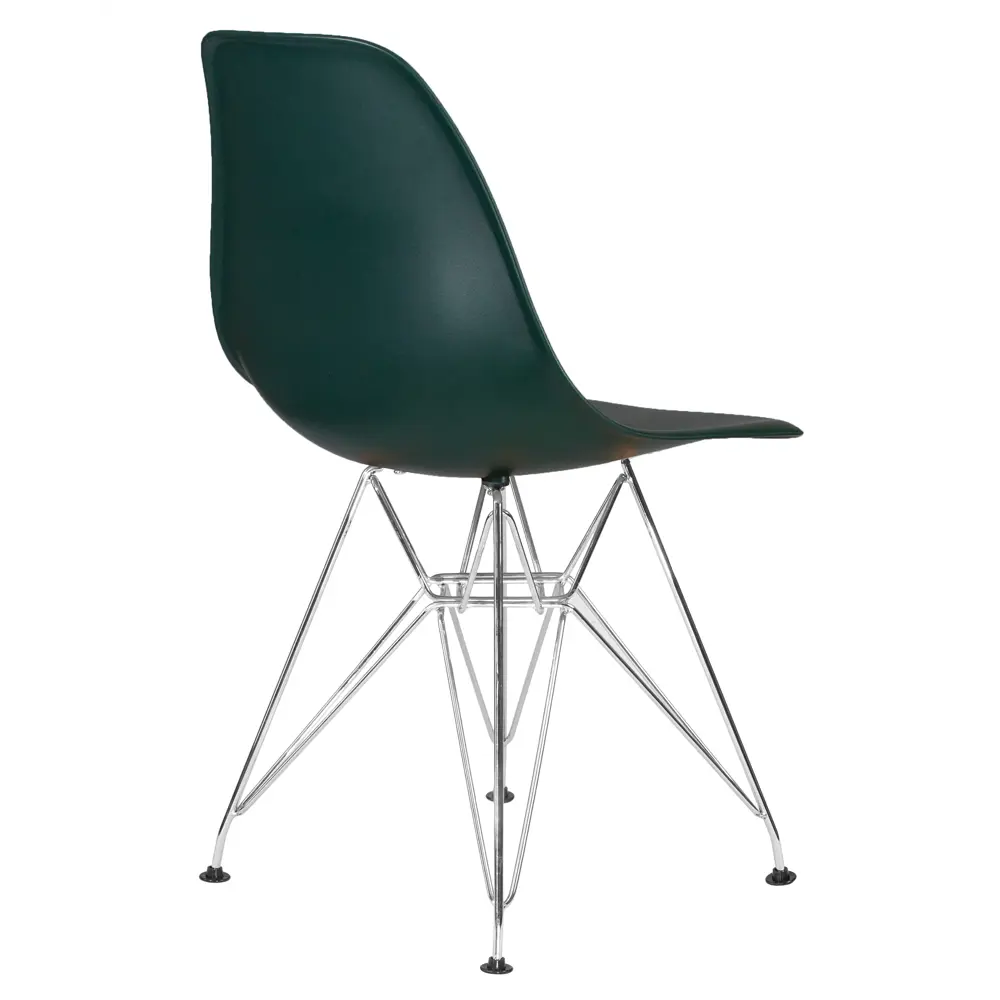 Фото 4 Комплект кухонных стульев 4 шт Dobrin Dsr lmzl-pp638a 46x46x53.5 см пластик цвет темно-зеленый ножки хром Фото 4 Комплект кухонных стульев 4 шт Dobrin Dsr lmzl-pp638a 46x46x53.5 см пластик цвет темно-зеленый ножки хром