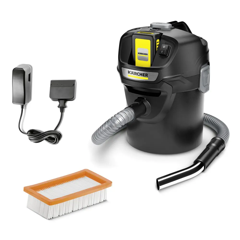 Фото Пылесос для золы аккумуляторный Karcher AD 2 Battery Set, 18 В Li-Ion 1x5 Ач Фото Пылесос для золы аккумуляторный Karcher AD 2 Battery Set, 18 В Li-Ion 1x5 Ач