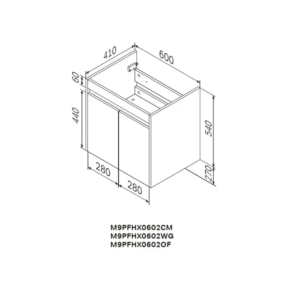 Фото 10 Тумба под раковину подвесная Am.pm M9P-FHX0602OF-WCC0602WG_7214 60см цвет дерево текстурированное, с раковиной Фото 10 Тумба под раковину подвесная Am.pm M9P-FHX0602OF-WCC0602WG_7214 60см цвет дерево текстурированное, с раковиной