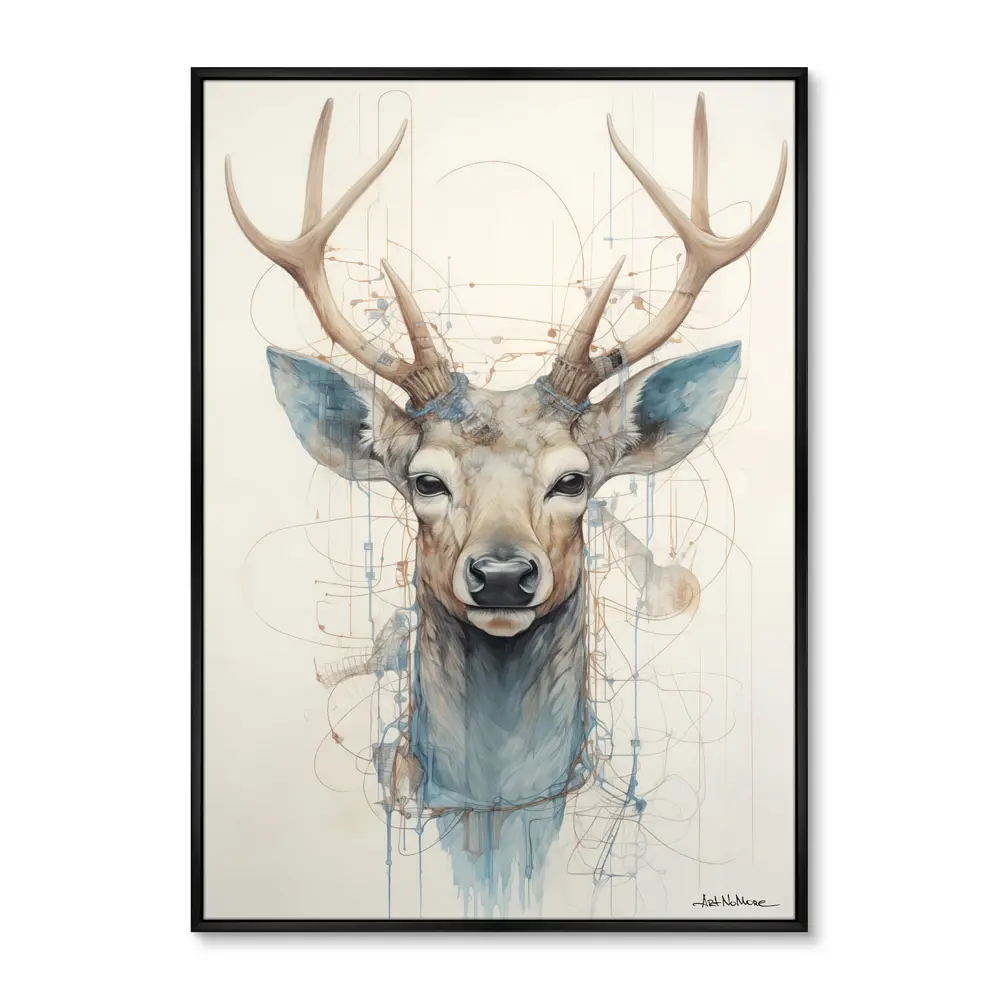 Фото 2 Картина Artnomore Enchanted Deer No 2 2024г. AR-777000945 75x105 см Фото 2 Картина Artnomore Enchanted Deer No 2 2024г. AR-777000945 75x105 см