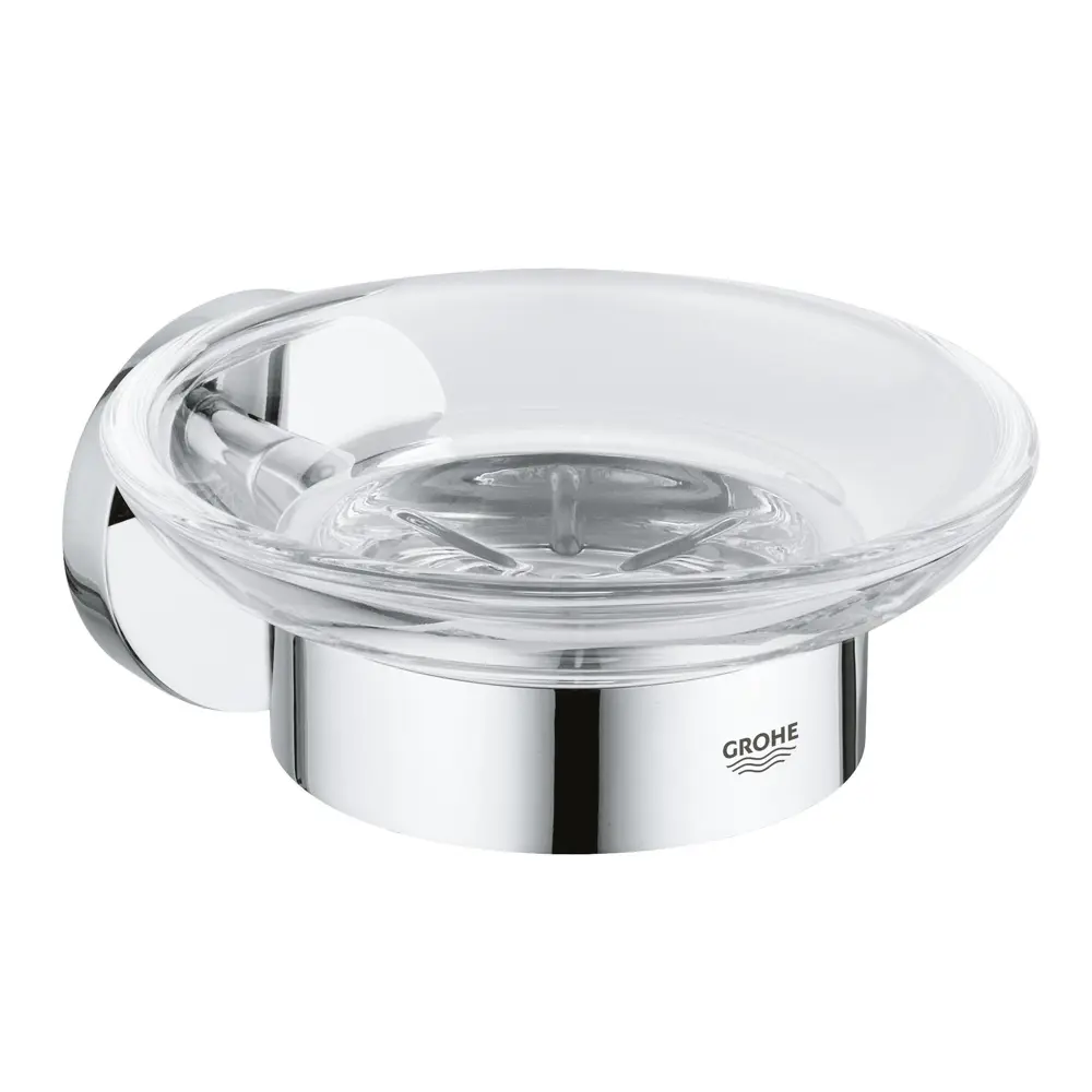 Фото 2 Мыльница GROHE Essentials 40444001 с держателем Фото 2 Мыльница GROHE Essentials 40444001 с держателем