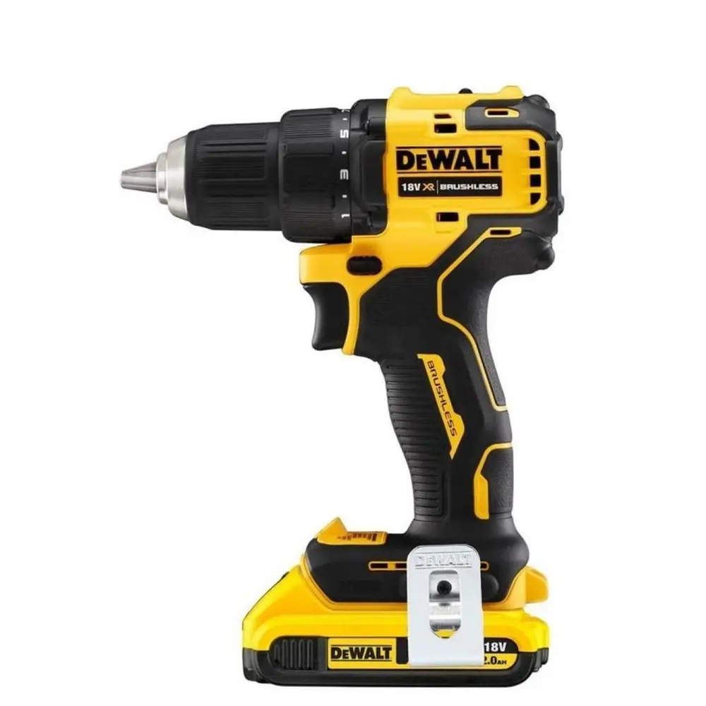 Фото Дрель-шуруповерт аккумуляторная бесщеточная Dewalt DCD708D2T-QW, 18 В Li-Ion 2x2 Ач Фото Дрель-шуруповерт аккумуляторная бесщеточная Dewalt DCD708D2T-QW, 18 В Li-Ion 2x2 Ач