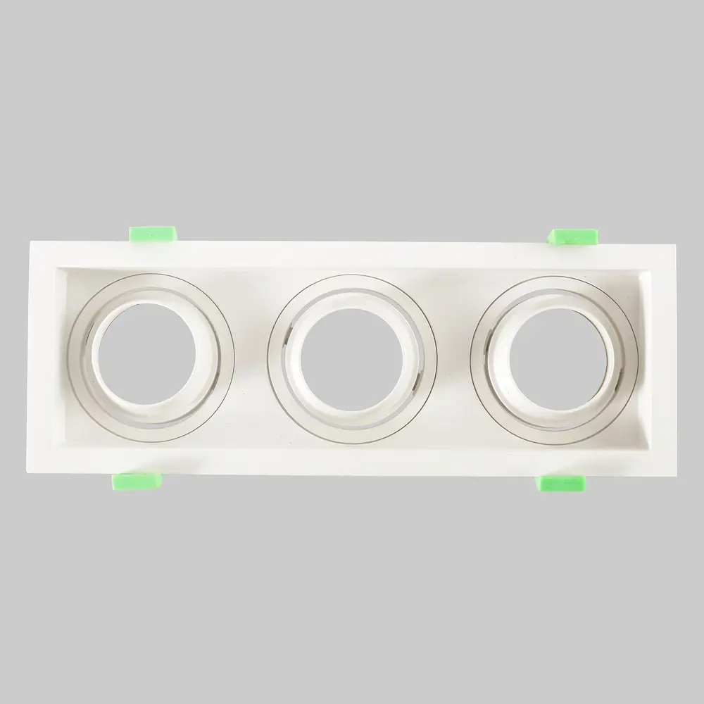 Фото 4 Светильник карданный встраиваемый Crystal Lux Clt 069c3 wh 1400_295 GU10 цвет белый