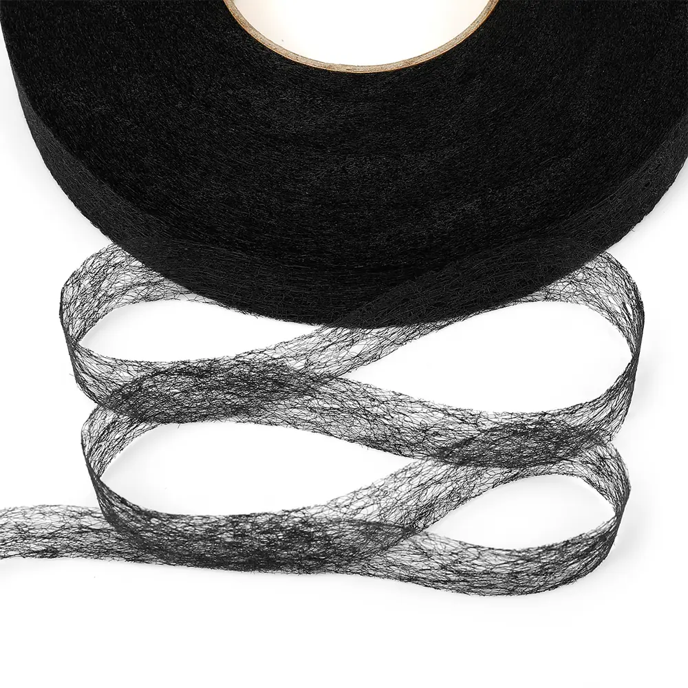 Фото 3 Паутинка Idealtex 20мм черный 23 г/м² набор 25рул*100м ПАУ.20/100.ЧЕРН.25