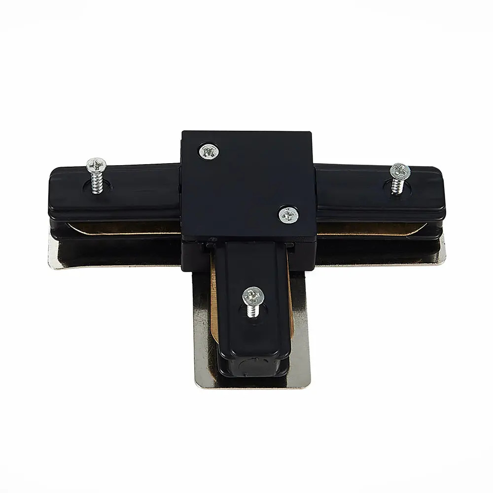 Фото 3 Коннектор St Luce St002.439.00 т-образный жесткий для соединения трековых шинопроводов однофазный цвет черный