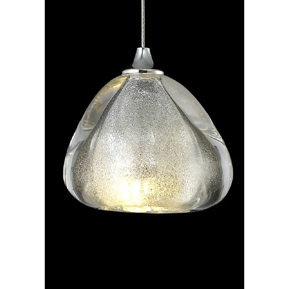 Фото 4 Светильник подвесной Crystal Lux Verano sp1 silver 1 лампа 4 м² цвет серебро Фото 4 Светильник подвесной Crystal Lux Verano sp1 silver 1 лампа 4 м² цвет серебро