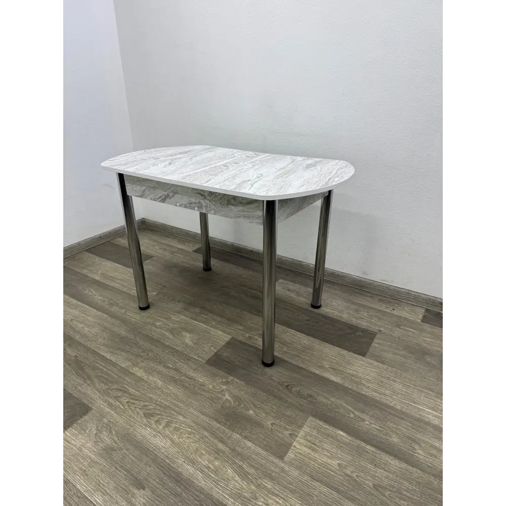 Фото 5 Кухонный стол прямоугольный Solarius Бриз 109x68 см ЛДСП цвет хром/серебристый/серый Фото 5 Кухонный стол прямоугольный Solarius Бриз 109x68 см ЛДСП цвет хром/серебристый/серый