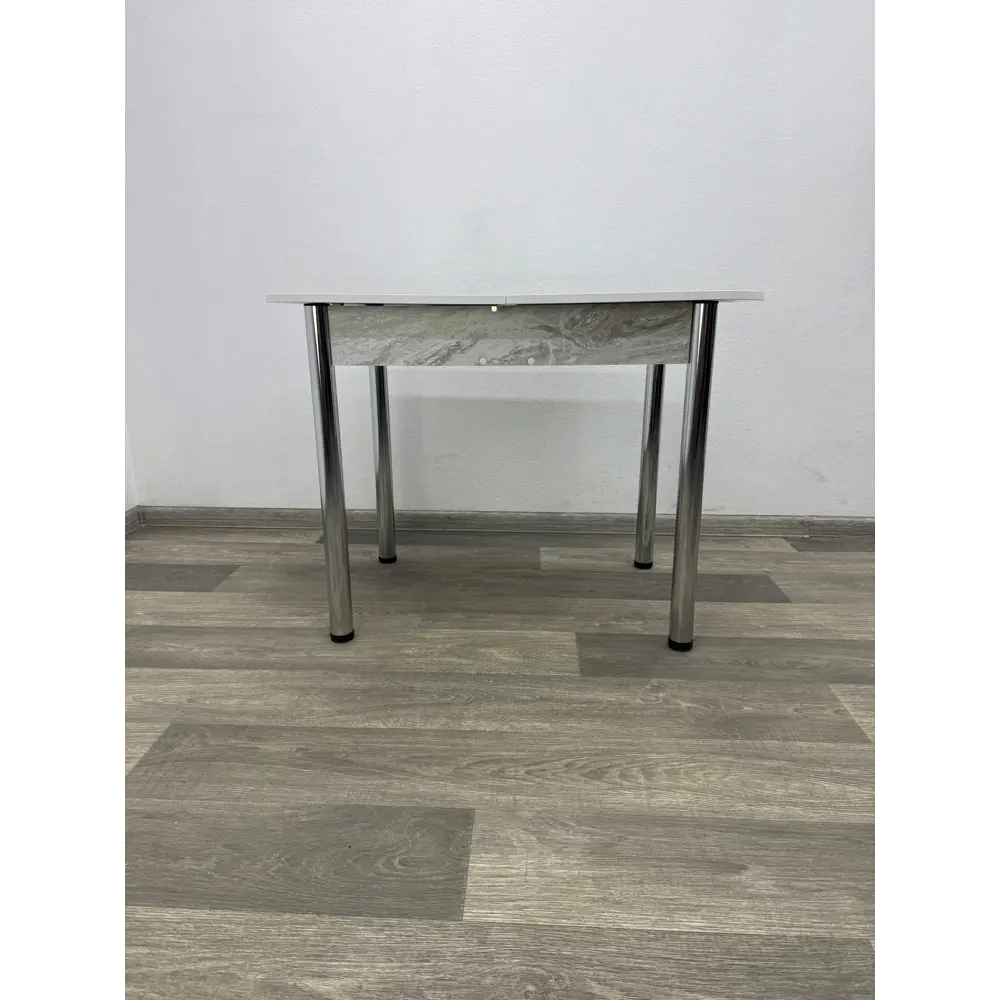 Фото 4 Кухонный стол прямоугольный Solarius Бриз 109x68 см ЛДСП цвет хром/серебристый/серый Фото 4 Кухонный стол прямоугольный Solarius Бриз 109x68 см ЛДСП цвет хром/серебристый/серый