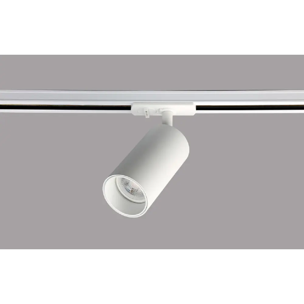 Фото 2 Трековый светильник спот под лампу Gu10 Crystal Lux Clt 0.31 013 wh-wh однофазный цвет белый Фото 2 Трековый светильник спот под лампу Gu10 Crystal Lux Clt 0.31 013 wh-wh однофазный цвет белый