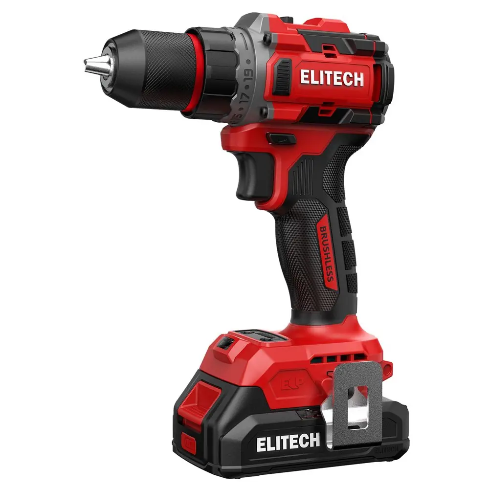 Фото Дрель-шуруповерт аккумуляторная Elitech ДА 20БЛ2 E2201.045.02, 20 В Li-Ion 2x2.4 Ач Фото Дрель-шуруповерт аккумуляторная Elitech ДА 20БЛ2 E2201.045.02, 20 В Li-Ion 2x2.4 Ач