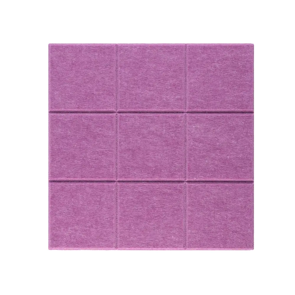 Фото Декоративные панели Hubox Квадрат сиреневый 300x300x90мм 0.3м² 12шт Фото Декоративные панели Hubox Квадрат сиреневый 300x300x90мм 0.3м² 12шт