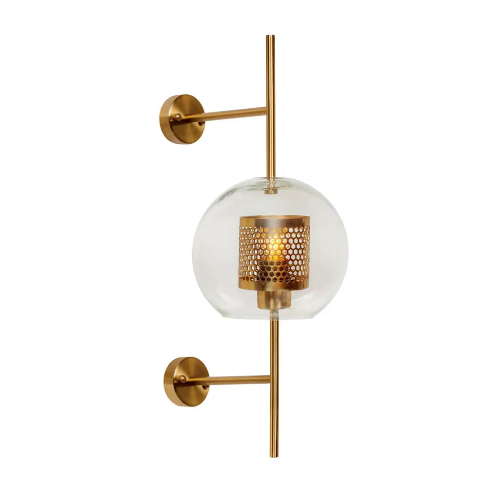 Фото Настенный светильник Loft It Hexagon Lf_loft2566-wa цвет золотистый Фото Настенный светильник Loft It Hexagon Lf_loft2566-wa цвет золотистый
