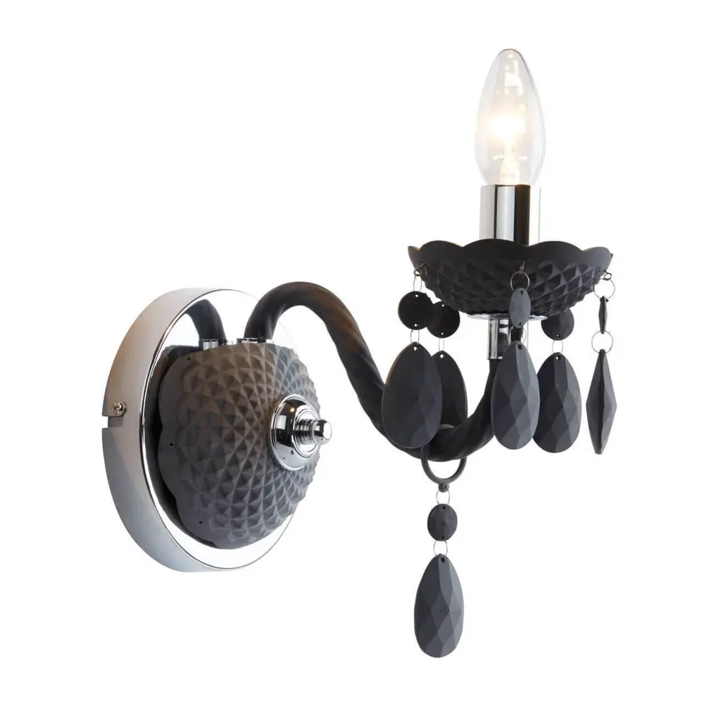 Фото Настенный светильник Arte lamp Moris A8888ap-1gy цвет серый Фото Настенный светильник Arte lamp Moris A8888ap-1gy цвет серый