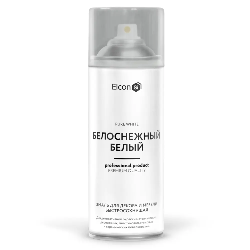 Фото 3 Краска аэрозольная Elcon 00-00462254 Décor цвет белый 0.52 л 2 шт Фото 3 Краска аэрозольная Elcon 00-00462254 Décor цвет белый 0.52 л 2 шт