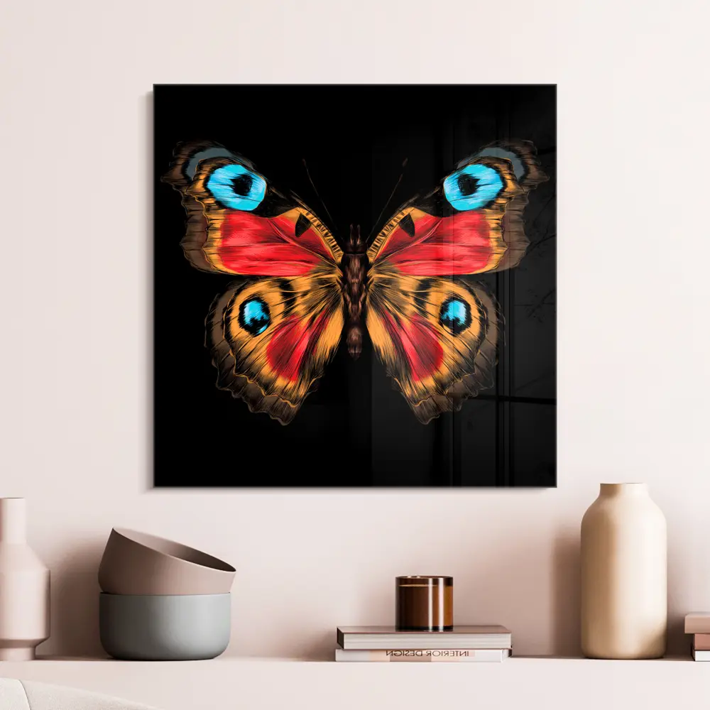 Фото Картина без рамки Postermarket Бабочка 40x40 см Фото Картина без рамки Postermarket Бабочка 40x40 см