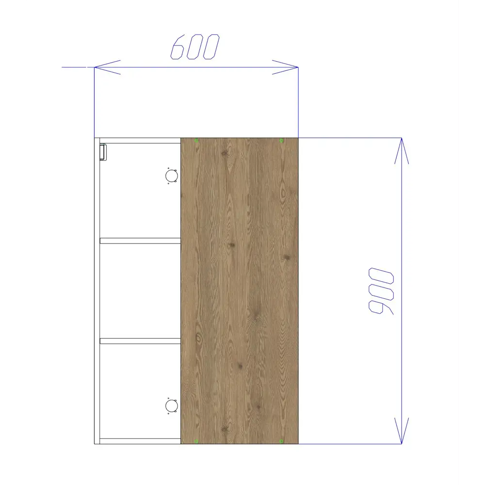 Фото 2 Мебель для кухни 03.02.05.З Fabrikka 60x90x33 см Товар без фасада цвет товар без фасада Фото 2 Мебель для кухни 03.02.05.З Fabrikka 60x90x33 см Товар без фасада цвет товар без фасада