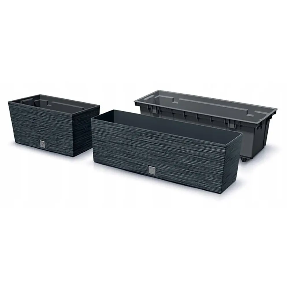 Фото 10 Кашпо Furu case Prosperplast d 58.5 см 19.5 см 18 л полипропилен черный без автополива Фото 10 Кашпо Furu case Prosperplast d 58.5 см 19.5 см 18 л полипропилен черный без автополива
