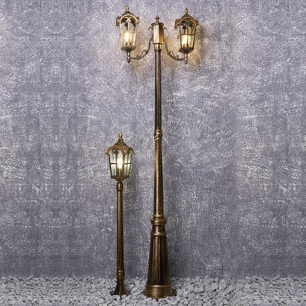 Фото 4 Фонарный столб уличный Feron Pl109 Fe_11301 120 Вт 65 см IP44 цвет золотистый