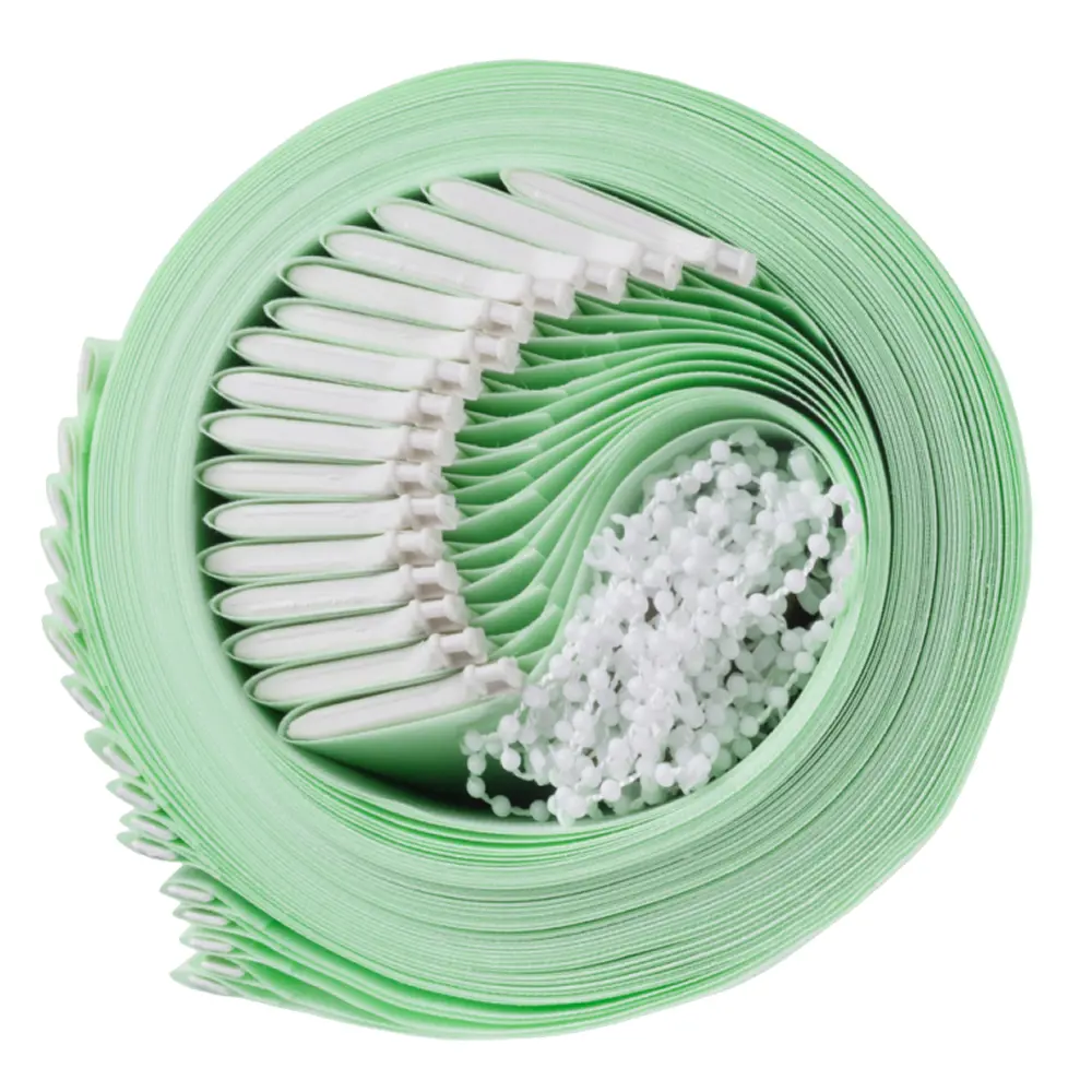 Фото Лемали для вертикальных жалюзи Унистайл LAMZELEN200165, высота 165 см, 25 шт, цвет зеленый