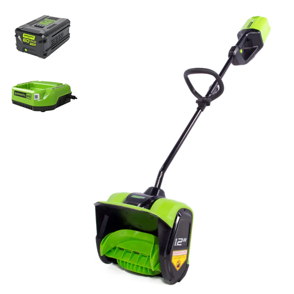 Фото 2 Снегоуборщик аккумуляторный бесщёточный Greenworks GD60SS30K4 30 см 60 В 1x4 Ач АКБ и ЗУ в комплекте Фото 2 Снегоуборщик аккумуляторный бесщёточный Greenworks GD60SS30K4 30 см 60 В 1x4 Ач АКБ и ЗУ в комплекте