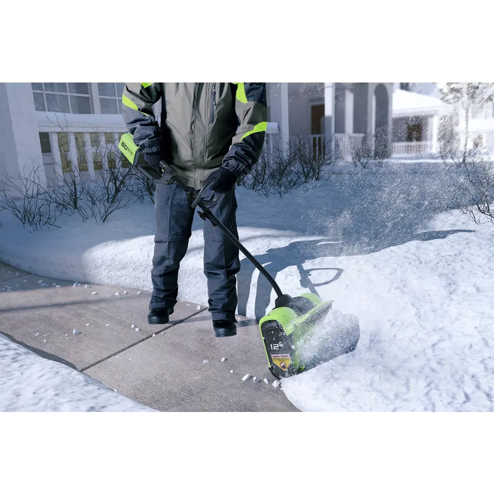 Фото 16 Снегоуборщик аккумуляторный бесщёточный Greenworks GD60SS30K4 30 см 60 В 1x4 Ач АКБ и ЗУ в комплекте Фото 16 Снегоуборщик аккумуляторный бесщёточный Greenworks GD60SS30K4 30 см 60 В 1x4 Ач АКБ и ЗУ в комплекте