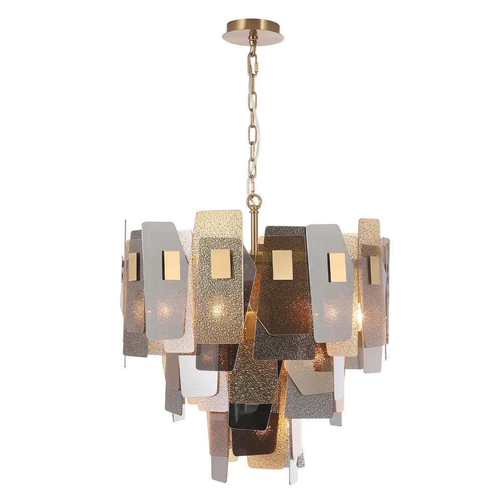 Фото Люстра подвесная Crystal Lux Point sp10 10 ламп 16 м² цвет латунь Фото Люстра подвесная Crystal Lux Point sp10 10 ламп 16 м² цвет латунь
