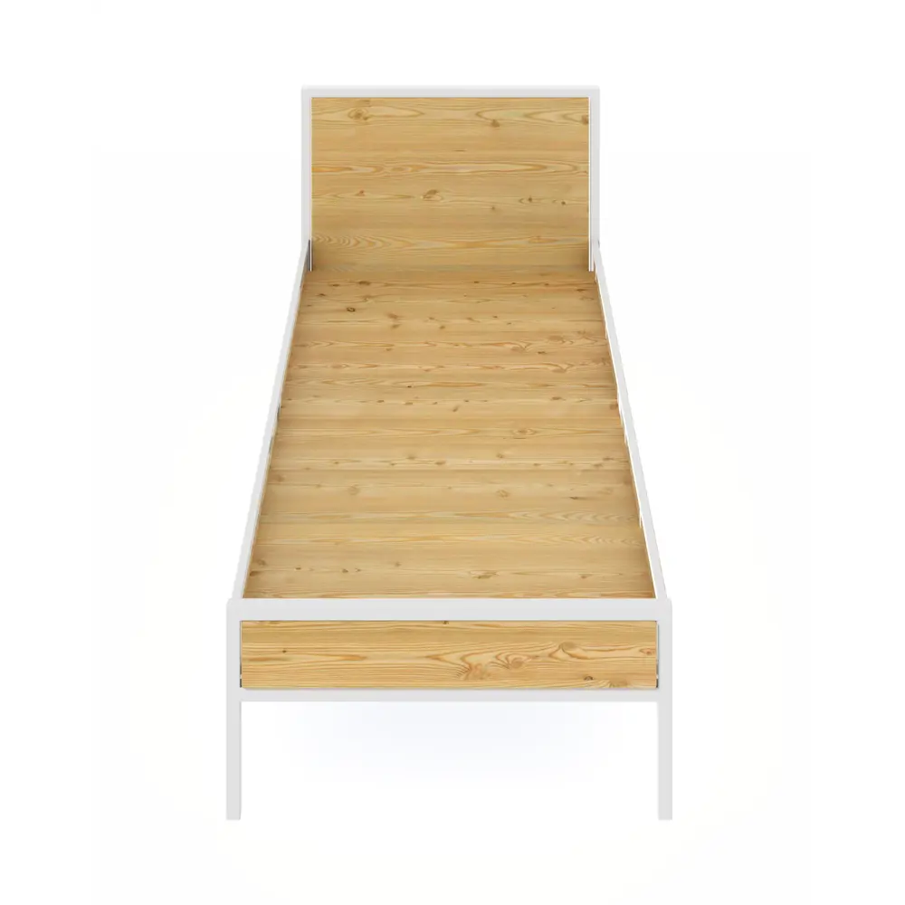 Фото 2 Кровать Solarius kr90loft-net-white-full 95 x 90 x 206 см сосна цвет без шлифовки и покраски;белый Фото 2 Кровать Solarius kr90loft-net-white-full 95 x 90 x 206 см сосна цвет без шлифовки и покраски;белый