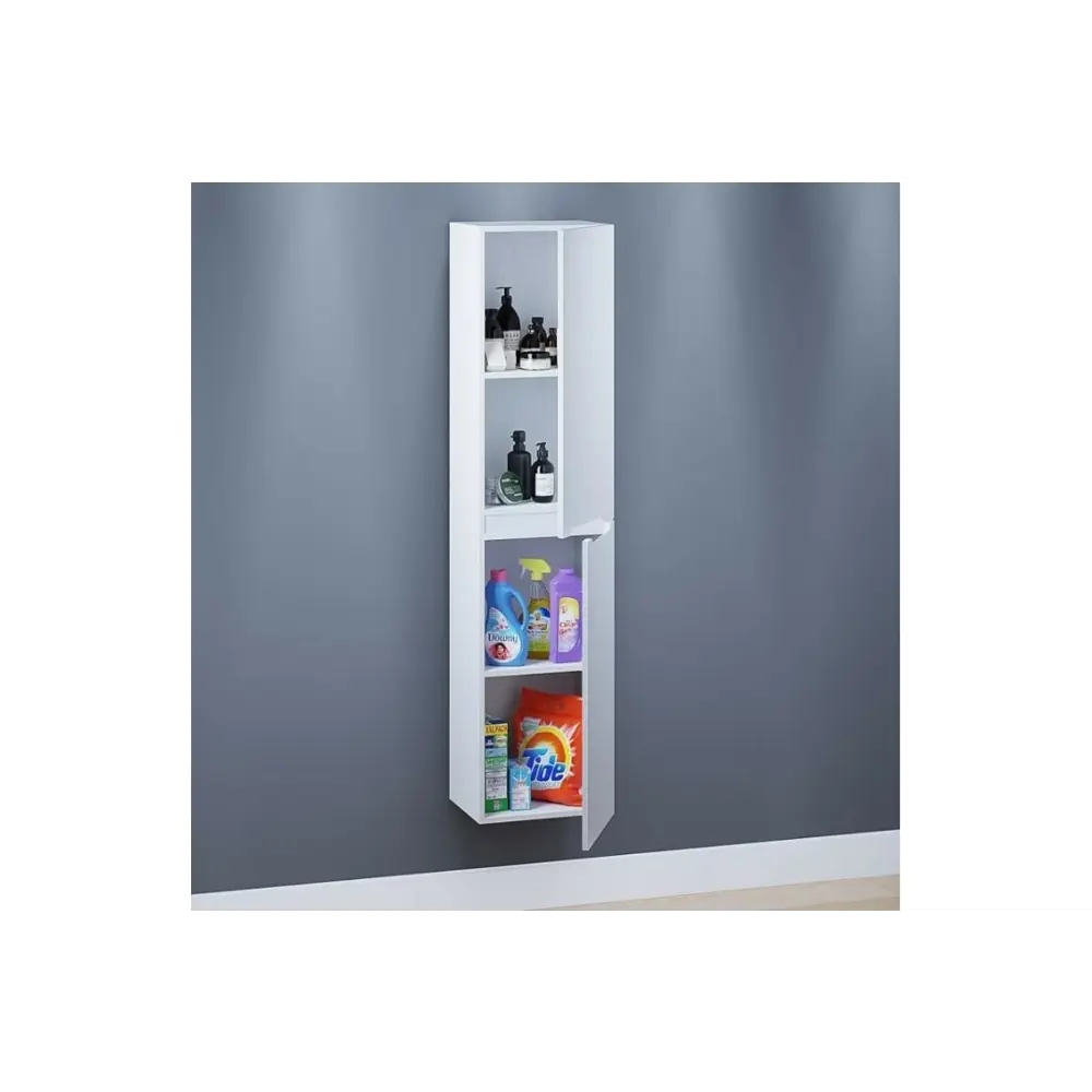 Фото 2 Шкаф-пенал для ванной комнаты Uperwood Tanos 291020249 33x150см цвет белый