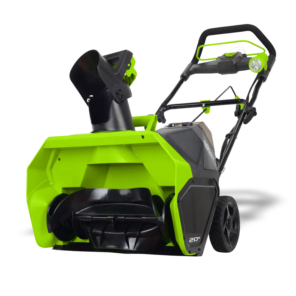 Фото Снегоуборщик аккумуляторный Greenworks GD40ST, 40V, 51 см, бесщеточный, без АКБ и ЗУ Фото Снегоуборщик аккумуляторный Greenworks GD40ST, 40V, 51 см, бесщеточный, без АКБ и ЗУ