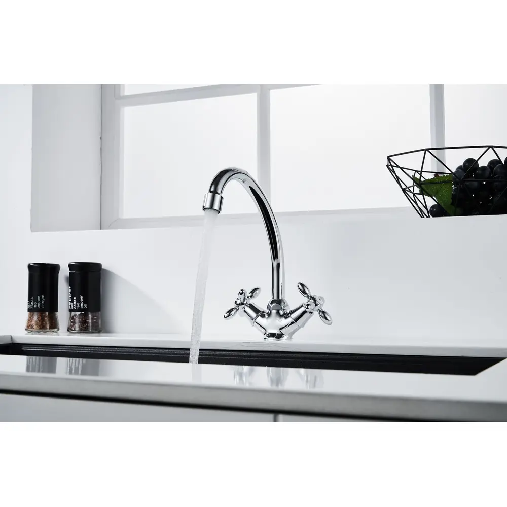 Фото 4 Смеситель для умывальника Decoroom DR53012 Фото 4 Смеситель для умывальника Decoroom DR53012