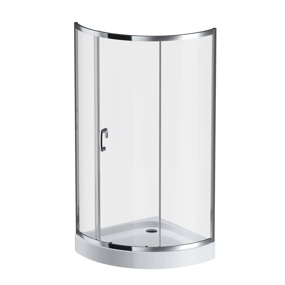 Фото Душевой уголок Am.pm Like W83UG-315-090MT 1/4 круга 90x90см серебро профиль эффект стекла без покрытия Фото Душевой уголок Am.pm Like W83UG-315-090MT 1/4 круга 90x90см серебро профиль эффект стекла без покрытия
