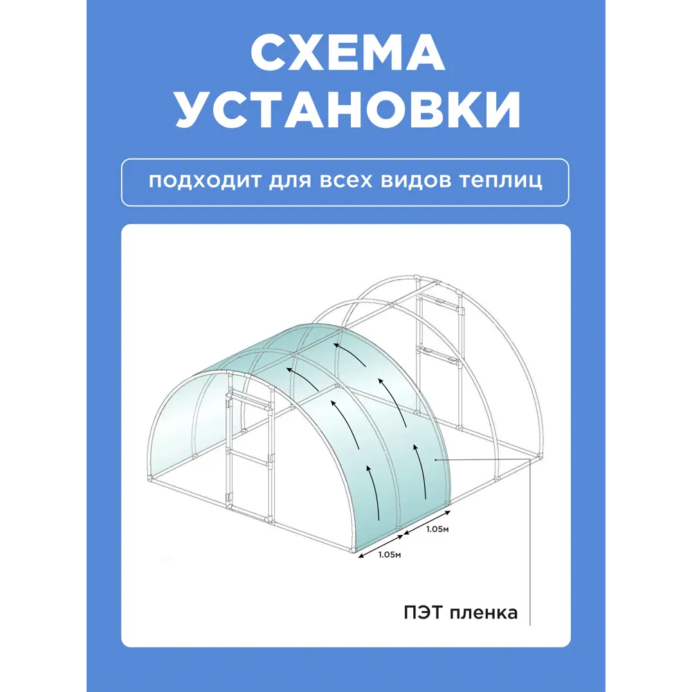 Фото 3 Пленка для теплиц Морепэт 300мкм 1.05x24м цвет прозрачно-коричневый Фото 3 Пленка для теплиц Морепэт 300мкм 1.05x24м цвет прозрачно-коричневый