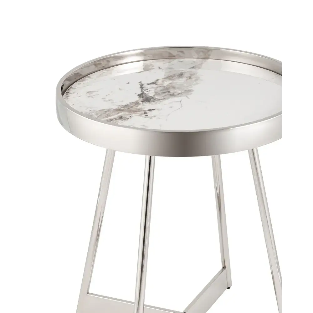 Фото 4 Журнальный столик круглый Stool group 50x55x50 см белый Фото 4 Журнальный столик круглый Stool group 50x55x50 см белый