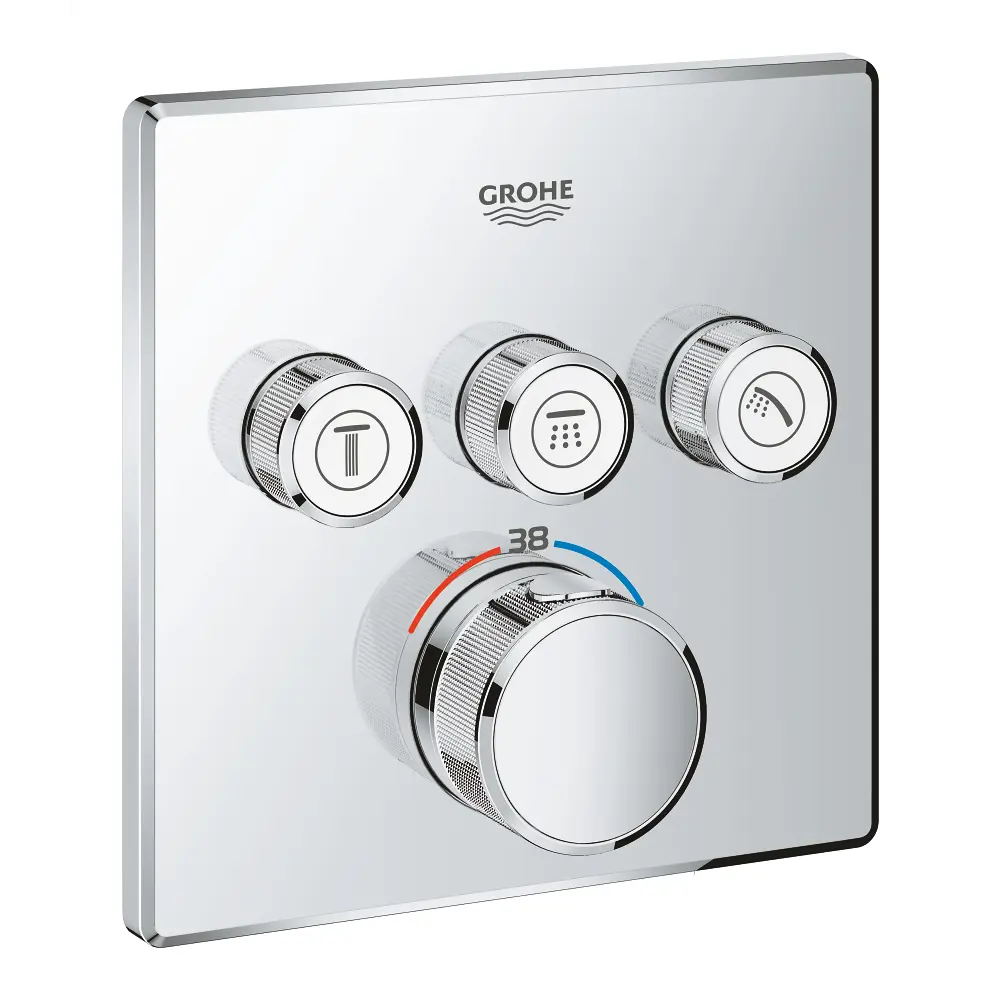 Фото Термостатический смеситель для душа Grohe Grohtherm SmartControl хром 29126000 Фото Термостатический смеситель для душа Grohe Grohtherm SmartControl хром 29126000