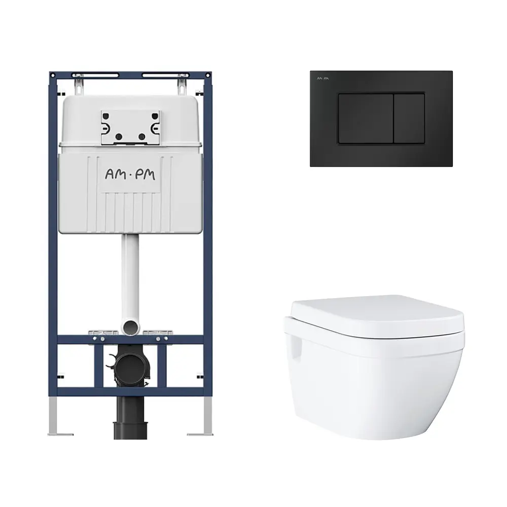 Фото Комплект инсталляция с унитазом Grohe I012710.023839703000 цвет белый Фото Комплект инсталляция с унитазом Grohe I012710.023839703000 цвет белый