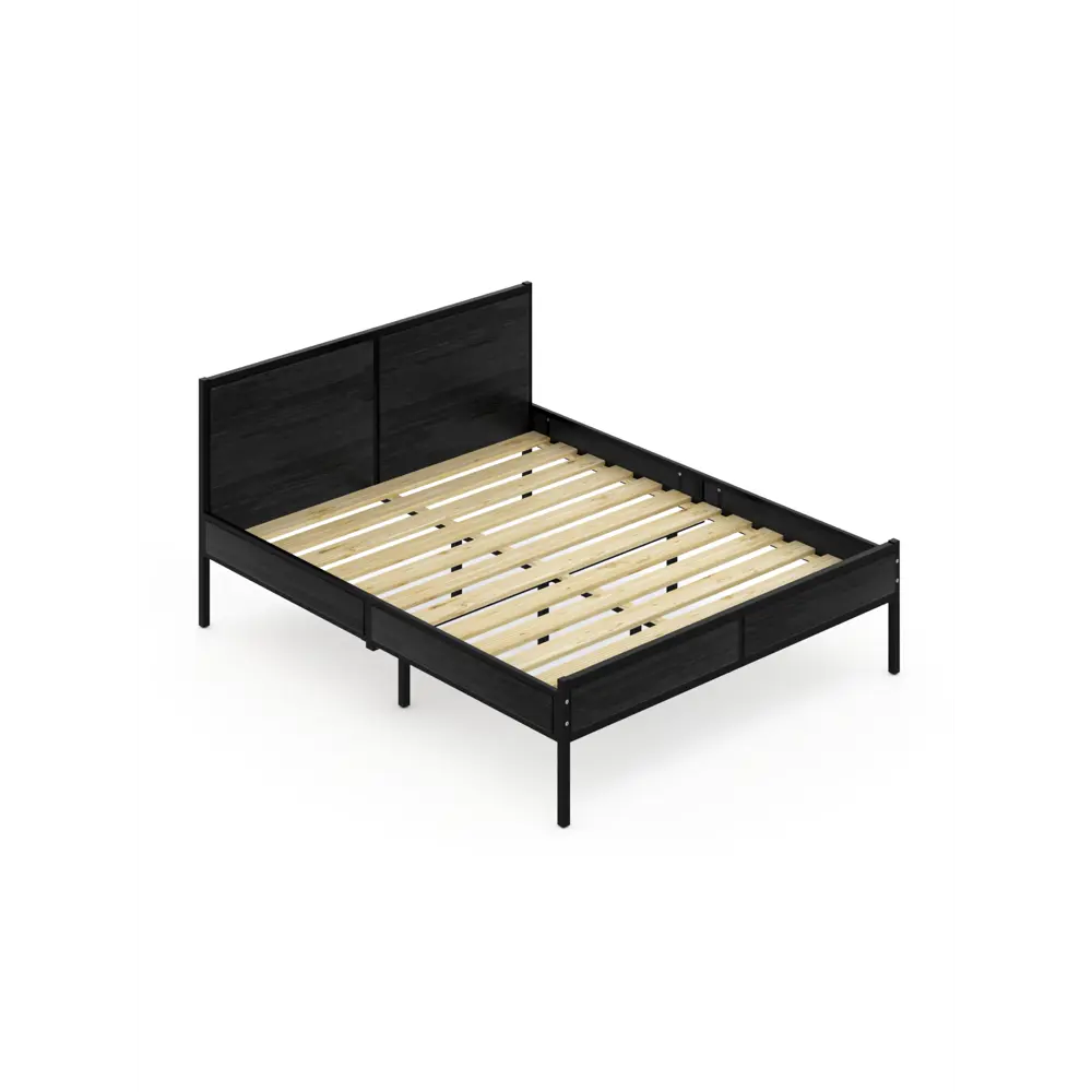 Фото Кровать Solarius Kr160loft-ser-black 165 x 90 x 206 см сосна цвет серый Фото Кровать Solarius Kr160loft-ser-black 165 x 90 x 206 см сосна цвет серый