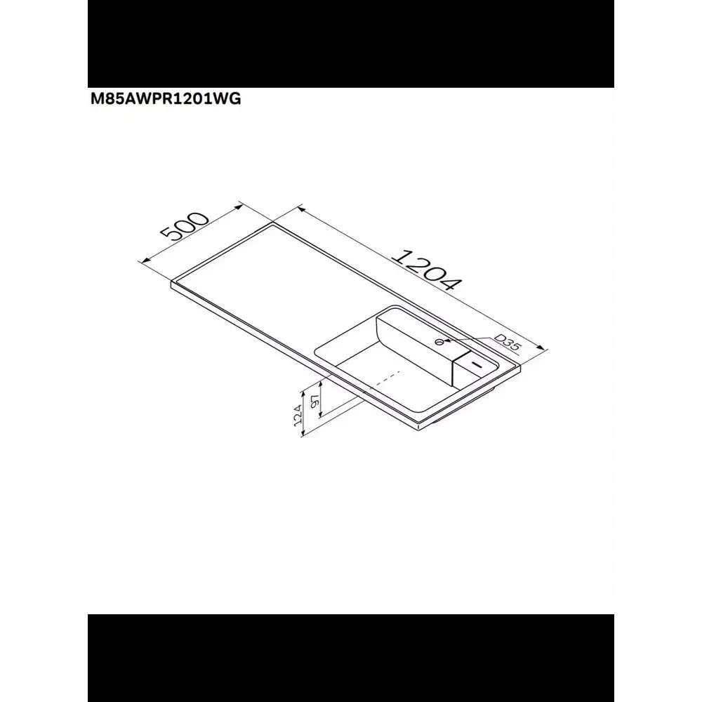 Фото 6 Раковина мебельная Am.pm m88wpr1201wg_7214 Brava 120.4см цвет белый