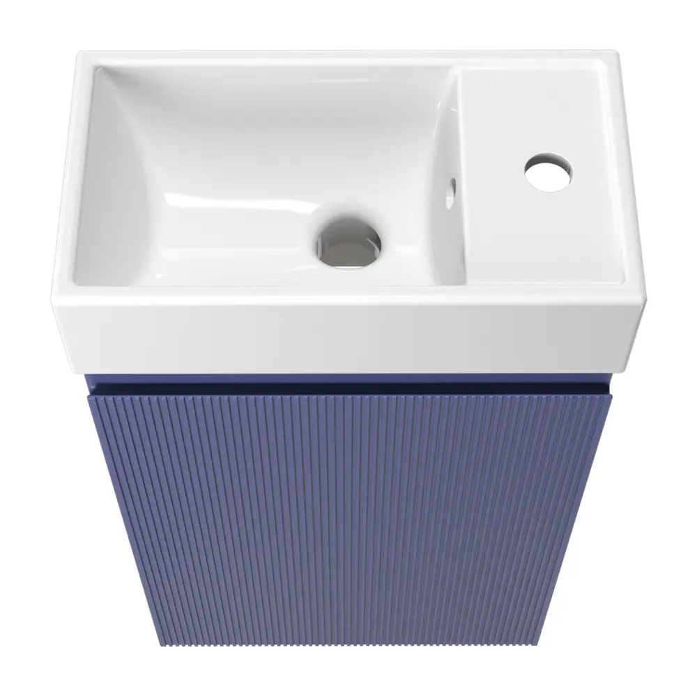 Фото 2 Тумба с раковиной подвесная Wellsee WC Area 20216949R для ванной