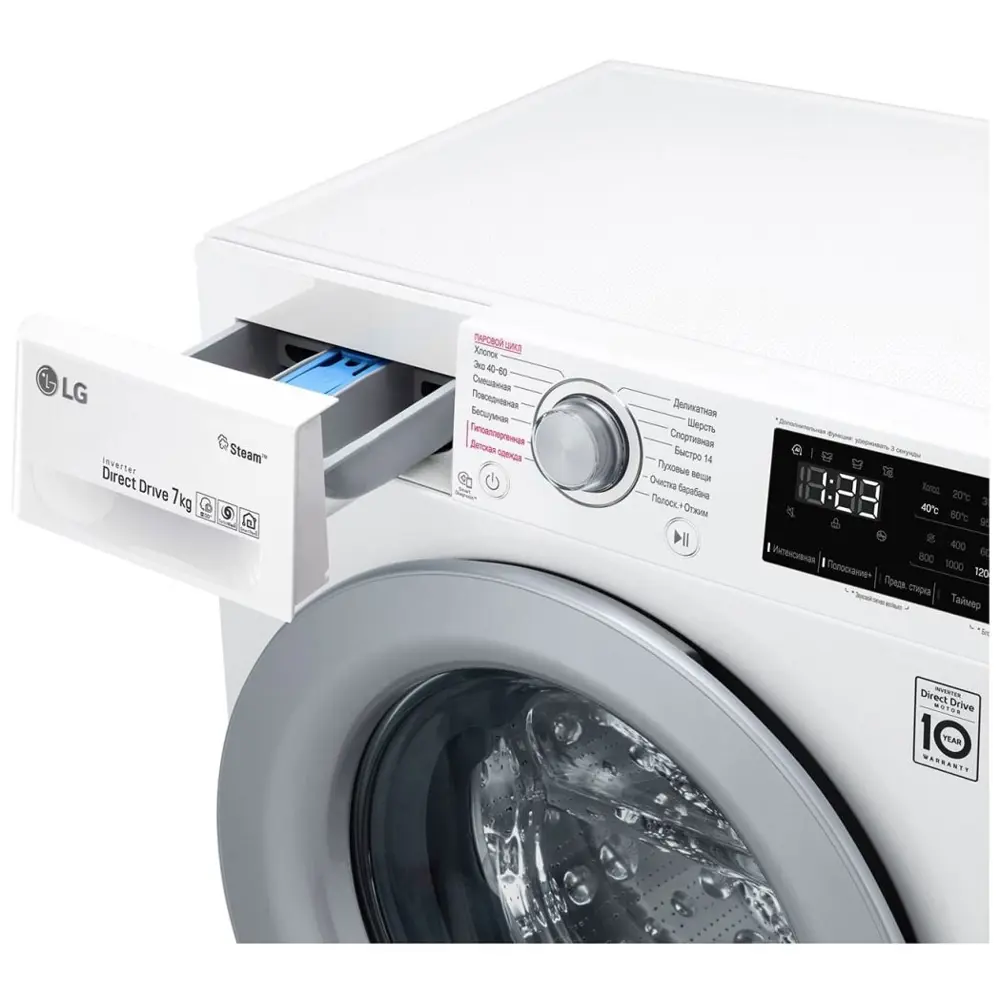 Фото 4 Стиральная машина Lg F2v3gs4w 60x85x47 см 8.5 кг цвет белый Фото 4 Стиральная машина Lg F2v3gs4w 60x85x47 см 8.5 кг цвет белый