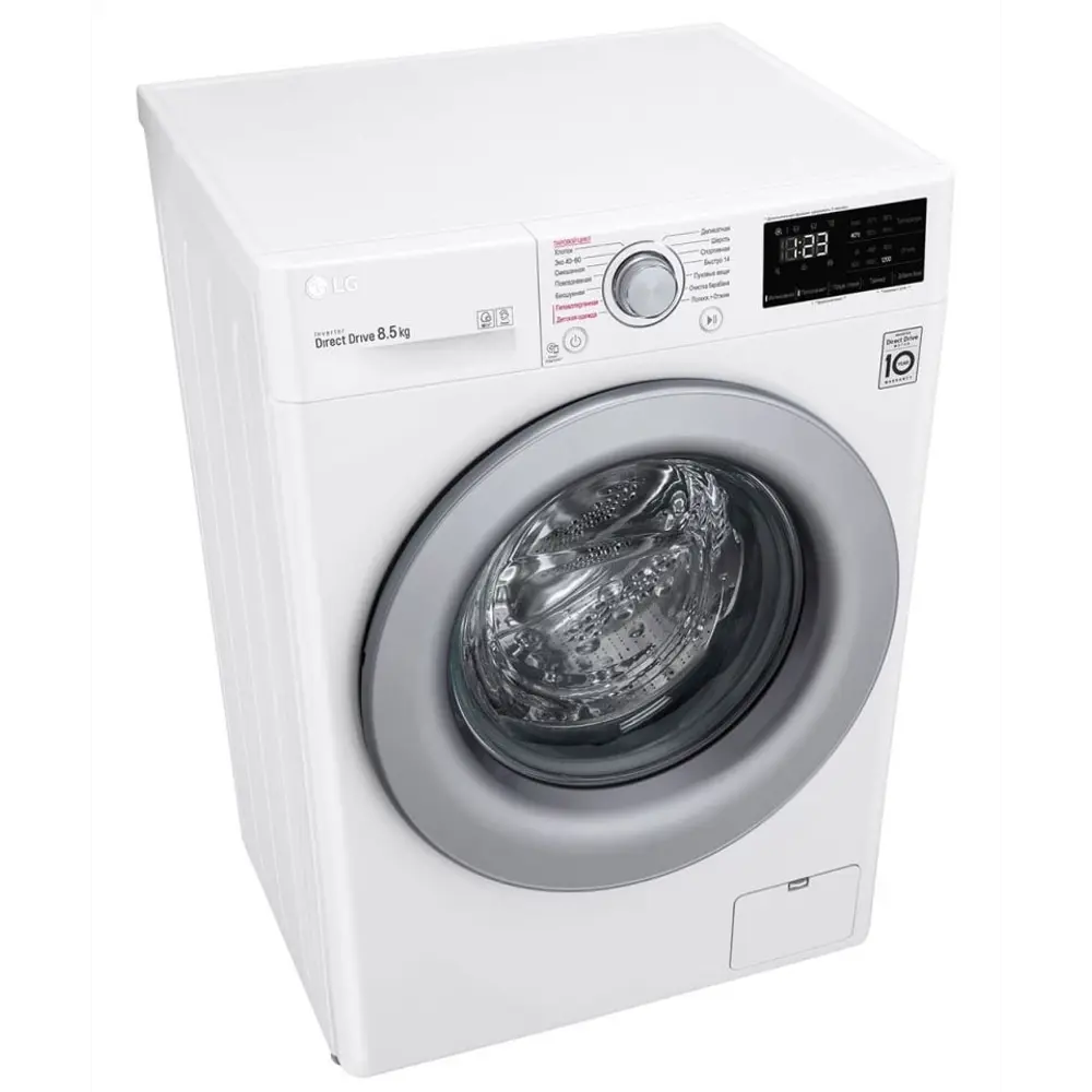 Фото 5 Стиральная машина Lg F2v3gs4w 60x85x47 см 8.5 кг цвет белый Фото 5 Стиральная машина Lg F2v3gs4w 60x85x47 см 8.5 кг цвет белый