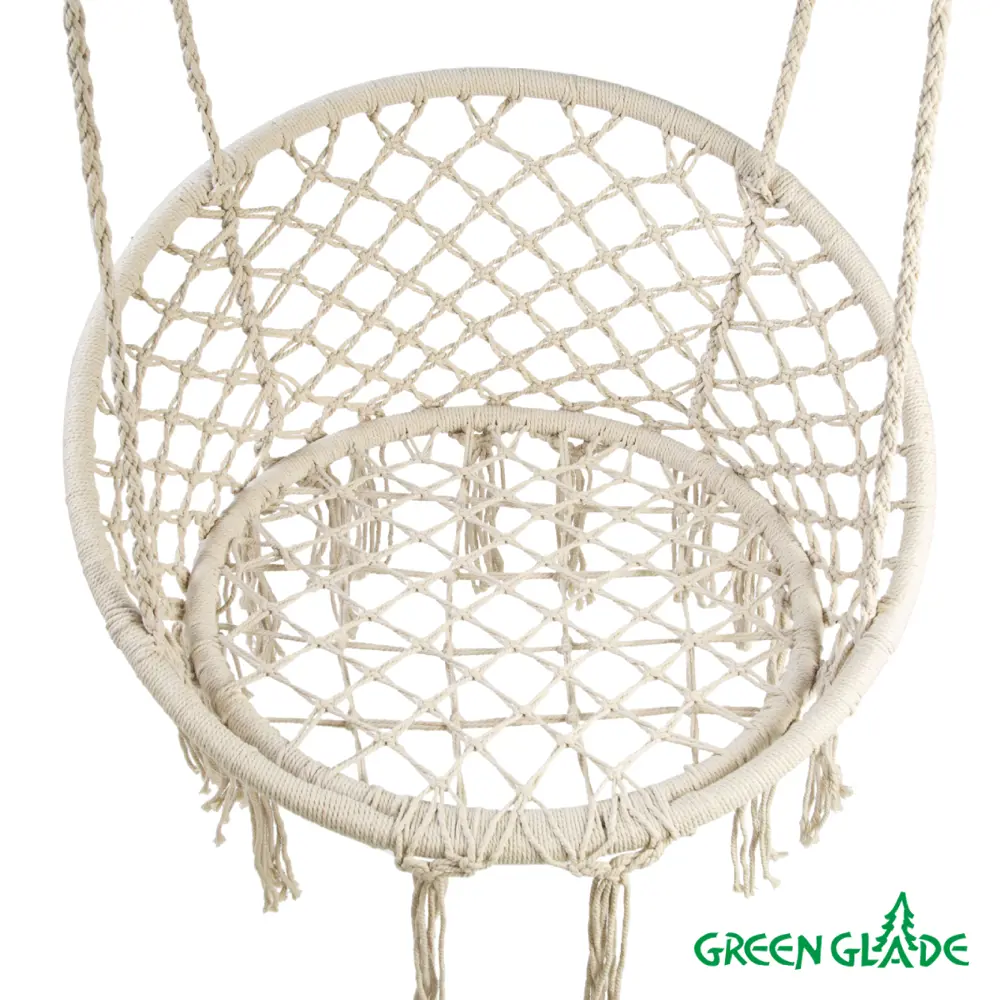 Фото 4 Гамак Green glade G-051 поликоттон 80 x 80 см бежевый