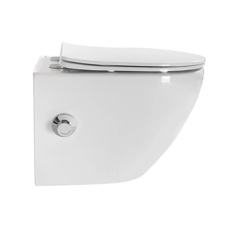 Фото 9 Унитаз подвесной Belbagno BB3105CHR-BS/SC безободковый с сиденьем микролифт Фото 9 Унитаз подвесной Belbagno BB3105CHR-BS/SC безободковый с сиденьем микролифт