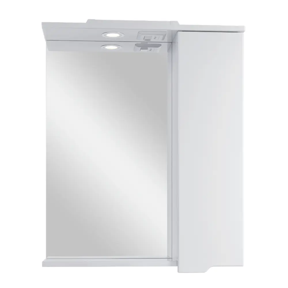 Фото 2 Зеркальный шкафчик в ванную Ruvann Luva 60